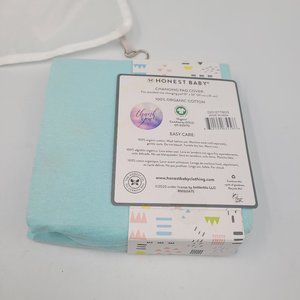 Honest Baby Organic Cotton Changing Pad Cover /Fits changing pad16'' x 32'' blue
